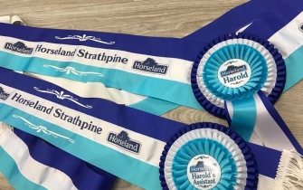 V-sashes with supplied corporate logo